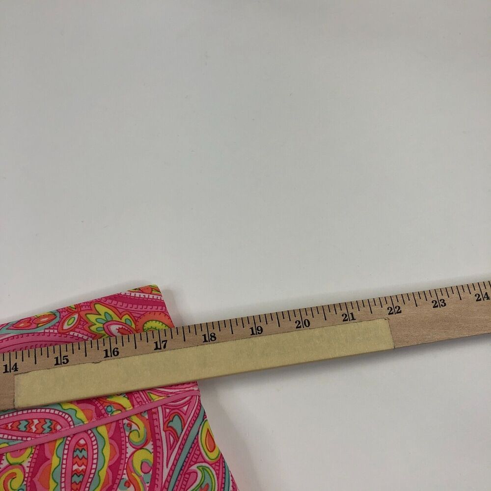 EP PRO Multicolor Sangria Tile Paisley Print 10 (35W) Pink MINT - Picture 4 of 8